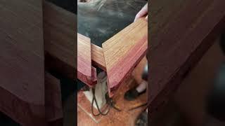 wood corner joint work