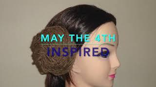Princess Leia's Buns, May the 4th, Halloween, Fan art Costume Cosplay Inspired K.Bella Jolie