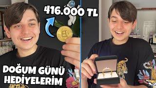 DOĞUM GÜNÜ HEDİYELERİMİ AÇTIM! - bitcoin, evlenme teklifi, airpods 