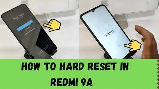 How to Hard Reset in Redmi 9A | How to reset  Redmi 9A - Factory reset and erase all data