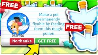 How to Get FREE FLY POTIONS and RIDE POTIONS in Adopt Me! Working 2020, No Robux!