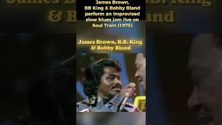 James Brown, BB King & Bobby Bland perform an improvised slow blues jam live on Soul Train (1975)