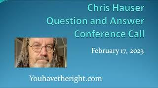 Chris Hauser Q and A February 17, 2023