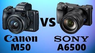 Canon EOS M50 vs Sony A6500