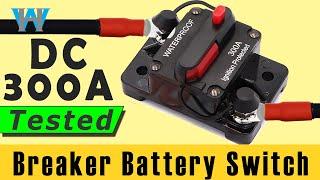 Review of BULVACK 300 Amp Circuit Breaker with Manual Reset  | WattHour