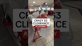 RUN! CRAZY $3 CLEARANCE SALE AT JCPENNY  #shopping #clearance