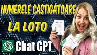 Chat GPT ne-a dat NUMERELE CÂȘTIGĂTOARE la LOTO