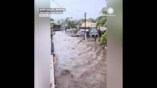 Streets Turn to Rivers in Reunion After Cyclone Garance