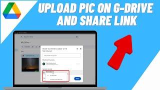 How To Upload Pictures On Google Drive And Share Link | Easy Guide