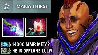 NEW 14K MMR META Offlane Anti-Mage First Item Diffusal HARD Counter Dusa + Storm by Wisper Dota 2