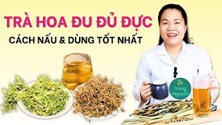 Cách nấu trà hoa lá đu đủ đực - sả cây và cách sử dụng tốt nhất cho sức khỏe