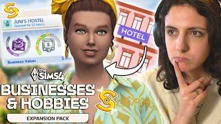 Running a HOTEL in The Sims 4 with Businesses & Hobbies