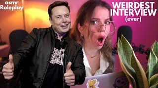 Elon Musk ASMR Roleplay (cringiest interview so far)
