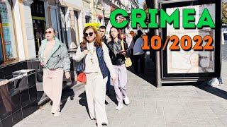 Walking in Crimea Simferopol. Life under sanctions.