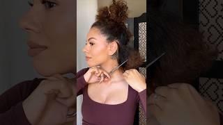 Cutting my own curly pixie cut! DIY CUT / COLOR / STYLE for my natural short pixie! Full video OTW️