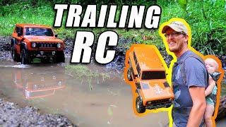 RC Crawler 4X4 Trailing in the Woods - Redcat Racing Gen 8 Scout ii - TheRcSaylors