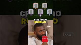Antonio Rudiger blindly Ranks Real Madrid Legends  #efootball2024 #efootball2023 #efootball