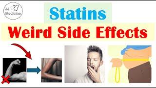 Statins Weird Side Effects (Skin, Hormonal, Psychiatric) & Why They Occur