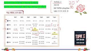 Lộ trình ôn NGỮ PHÁP TOPIK 3 trong 3 ngày [ôn TOPIK sau khi kết thúc sơ cấp 2].