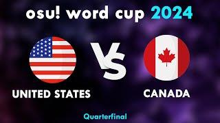 osu! World Cup 2024 Quarterfinals United States vs Canada