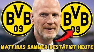 BvB: Eilmeldung! Alle überrascht! Das hat Matthias Sammer heute bestätigt! BvB-Nachrichten #bvb