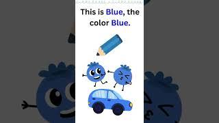 Color Fun with KoBu Kids: Red, Blue, Green, Yellow | Nursery Rhymes and Kids Songs #shorts