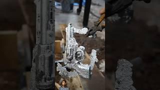 Magnum gun alominium casting#satisfying #casting #craft #making