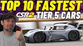 CSR2 Racing Top 10 Fastest Cars - Tier 5 Edition.