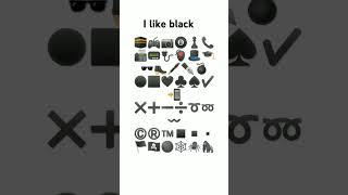 I like black ‍⬛ you like black ‍⬛