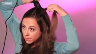 Quick Tutorial (DIY) - How to Curl Your Hair with Curling Iron with the Profashion Curling Iron