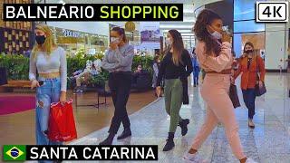 Walking on Balneário Mall  | Balneário Camboriú, Santa Catarina, Southern Brazil |【4K】2021