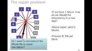 Erasure Codes for Large Scale Distributed Storage by Prof  Alex Dimakis (Univ. of Texas, Austin)