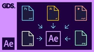 Importing Files Into After Effects Ep13/48 [Adobe After Effects for Beginners]