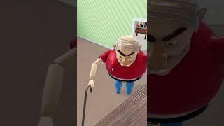 Escape Evil Grandpa Obby 1000 Iq #roblox #shorts