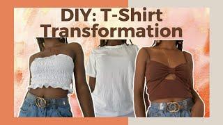 DIY: T-shirt Transformation | Beginner friendly | Jada Rose