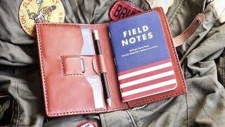 Making a Leather Travel Notebook (With Pattern!)
