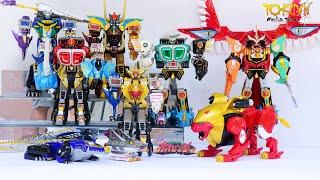 All DX Gattai Hyakujuu Sentai Gaoranger 2001! 百獣戦隊ガオレンジャー! Power Rangers Wild Force Megazord (4k)