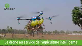 Champ DIAZON experimente le drone au service de l'agriculture intelligente