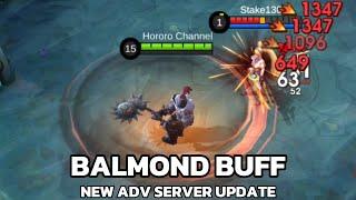 SUDDEN BALMOND BUFF IN NEW ADV SERVER UPDATE