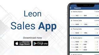 Leon Sales mobile app is now available