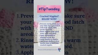 #TipTuesday - Cracked nipples? RELIEF NOW!