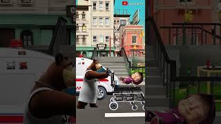 Bear doctor rescues marsha🩺‍️ #cartoon #animation #shorts