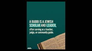 What Is a Rabbi? 