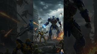 Optimus & Bumblebee's EPIC Battle!  HUGE Enemy!  #transformers #action #marvel