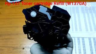 Hp 137 (W1370A) laser toner cartridge refilling