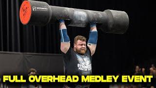 2024 STRONGEST MAN ON EARTH FULL OVERHEAD MEDLEY EVENT