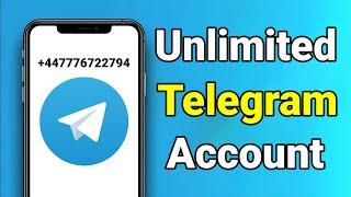 Create Telegram Account Without Phone Number 2025 | How to Create Unlimited Telegram Account