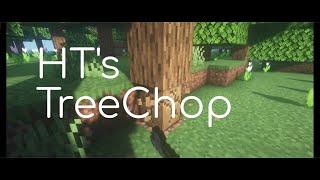 HT's TreeChop mod in Minecraft