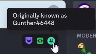How to get Originally Known as Badge Discord