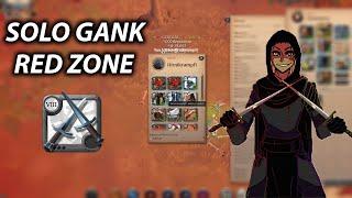 RED ZONE !!!!  DAGGER PAIR SOLO GANK BIG PROFIT ( Albion Online )